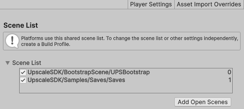 UPSBootstrap Scene